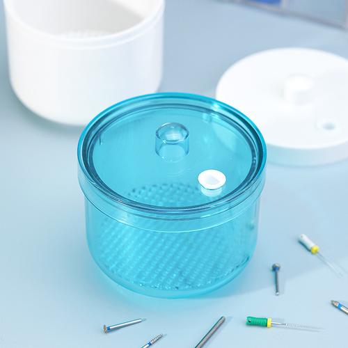 牙科材料车针消毒盒浸泡盒塑料制品可高温消毒齿科口腔工具收纳